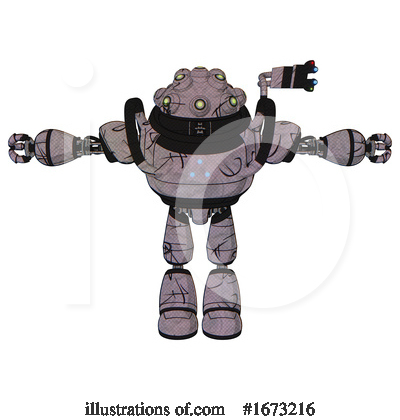 Royalty-Free (RF) Robot Clipart Illustration by Leo Blanchette - Stock Sample #1673216