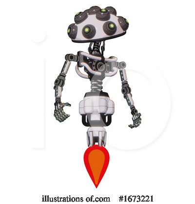 Royalty-Free (RF) Robot Clipart Illustration by Leo Blanchette - Stock Sample #1673221