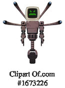 Robot Clipart #1673226 by Leo Blanchette