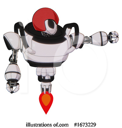 Royalty-Free (RF) Robot Clipart Illustration by Leo Blanchette - Stock Sample #1673229