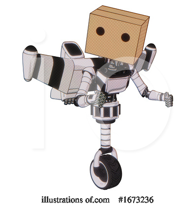 Royalty-Free (RF) Robot Clipart Illustration by Leo Blanchette - Stock Sample #1673236