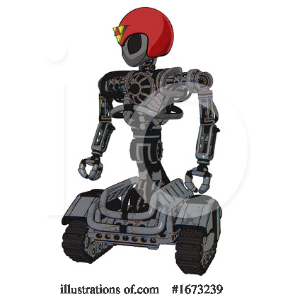 Royalty-Free (RF) Robot Clipart Illustration by Leo Blanchette - Stock Sample #1673239