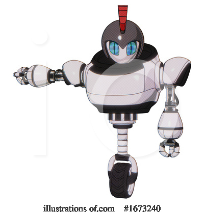 Royalty-Free (RF) Robot Clipart Illustration by Leo Blanchette - Stock Sample #1673240