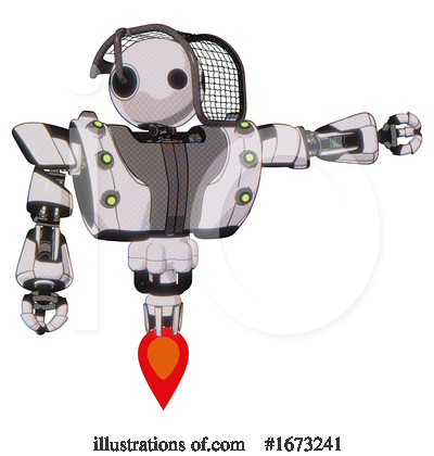 Royalty-Free (RF) Robot Clipart Illustration by Leo Blanchette - Stock Sample #1673241