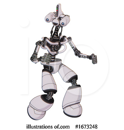 Royalty-Free (RF) Robot Clipart Illustration by Leo Blanchette - Stock Sample #1673248
