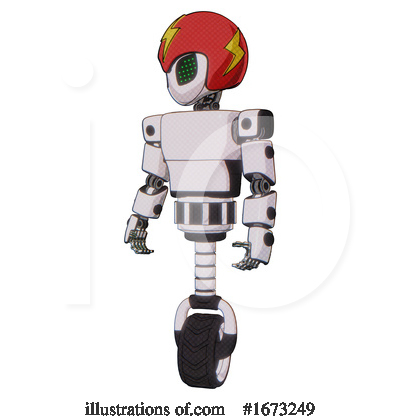 Royalty-Free (RF) Robot Clipart Illustration by Leo Blanchette - Stock Sample #1673249