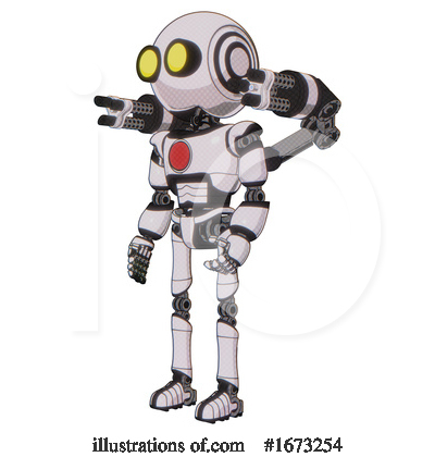 Royalty-Free (RF) Robot Clipart Illustration by Leo Blanchette - Stock Sample #1673254