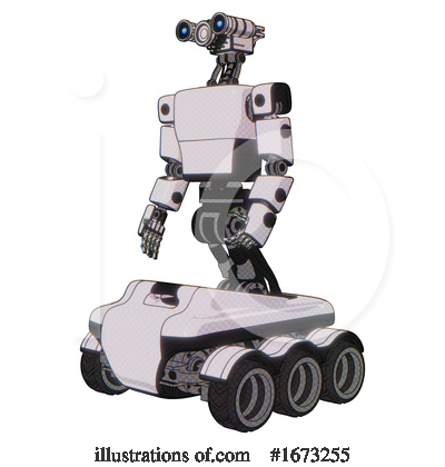 Royalty-Free (RF) Robot Clipart Illustration by Leo Blanchette - Stock Sample #1673255