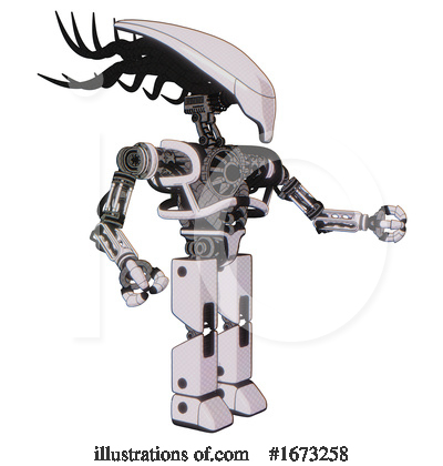 Royalty-Free (RF) Robot Clipart Illustration by Leo Blanchette - Stock Sample #1673258