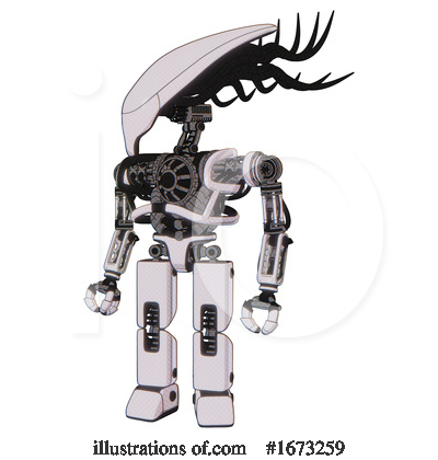Royalty-Free (RF) Robot Clipart Illustration by Leo Blanchette - Stock Sample #1673259
