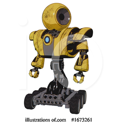 Royalty-Free (RF) Robot Clipart Illustration by Leo Blanchette - Stock Sample #1673261