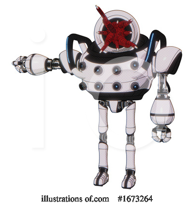 Royalty-Free (RF) Robot Clipart Illustration by Leo Blanchette - Stock Sample #1673264