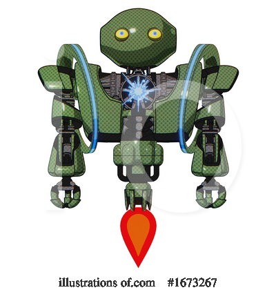 Royalty-Free (RF) Robot Clipart Illustration by Leo Blanchette - Stock Sample #1673267
