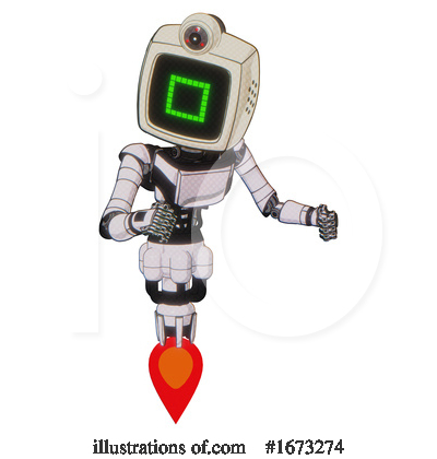 Royalty-Free (RF) Robot Clipart Illustration by Leo Blanchette - Stock Sample #1673274