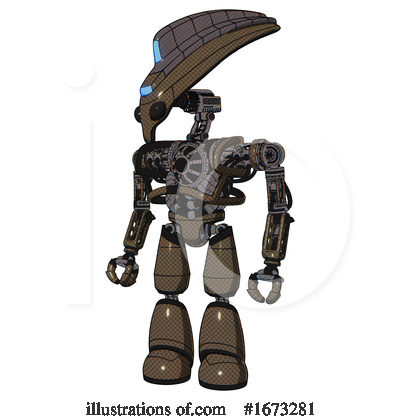 Royalty-Free (RF) Robot Clipart Illustration by Leo Blanchette - Stock Sample #1673281