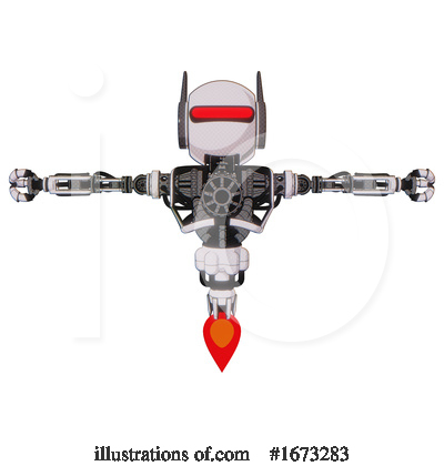 Royalty-Free (RF) Robot Clipart Illustration by Leo Blanchette - Stock Sample #1673283