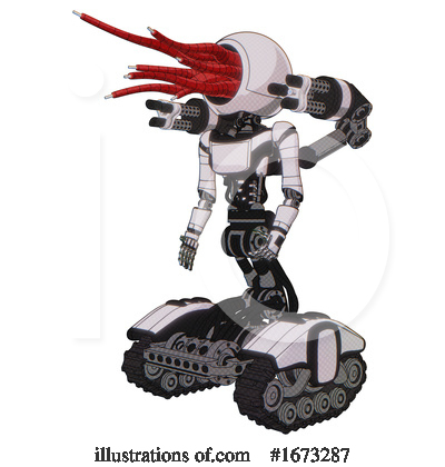 Royalty-Free (RF) Robot Clipart Illustration by Leo Blanchette - Stock Sample #1673287