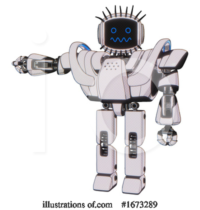 Royalty-Free (RF) Robot Clipart Illustration by Leo Blanchette - Stock Sample #1673289