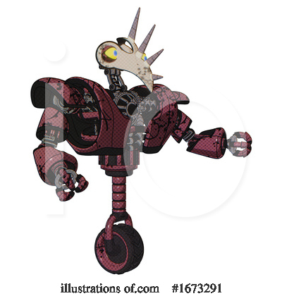 Royalty-Free (RF) Robot Clipart Illustration by Leo Blanchette - Stock Sample #1673291