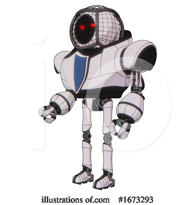 Royalty-Free (RF) Robot Clipart Illustration by Leo Blanchette - Stock Sample #1673293