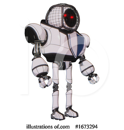 Royalty-Free (RF) Robot Clipart Illustration by Leo Blanchette - Stock Sample #1673294