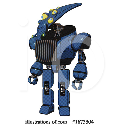 Royalty-Free (RF) Robot Clipart Illustration by Leo Blanchette - Stock Sample #1673304
