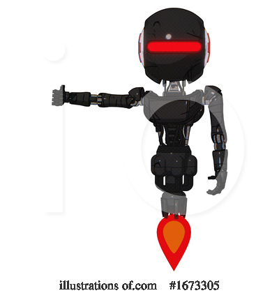 Royalty-Free (RF) Robot Clipart Illustration by Leo Blanchette - Stock Sample #1673305