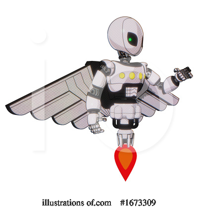 Royalty-Free (RF) Robot Clipart Illustration by Leo Blanchette - Stock Sample #1673309