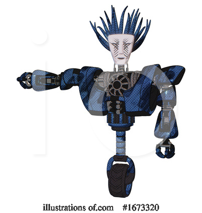 Royalty-Free (RF) Robot Clipart Illustration by Leo Blanchette - Stock Sample #1673320