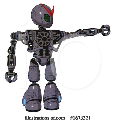 Royalty-Free (RF) Robot Clipart Illustration by Leo Blanchette - Stock Sample #1673321