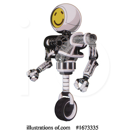Royalty-Free (RF) Robot Clipart Illustration by Leo Blanchette - Stock Sample #1673335