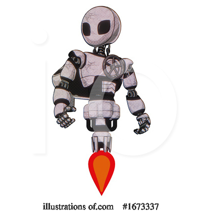 Royalty-Free (RF) Robot Clipart Illustration by Leo Blanchette - Stock Sample #1673337