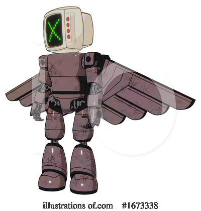Royalty-Free (RF) Robot Clipart Illustration by Leo Blanchette - Stock Sample #1673338