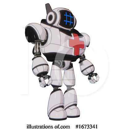 Royalty-Free (RF) Robot Clipart Illustration by Leo Blanchette - Stock Sample #1673341