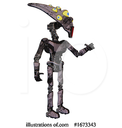Royalty-Free (RF) Robot Clipart Illustration by Leo Blanchette - Stock Sample #1673343