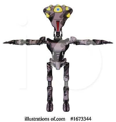 Royalty-Free (RF) Robot Clipart Illustration by Leo Blanchette - Stock Sample #1673344