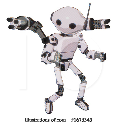 Royalty-Free (RF) Robot Clipart Illustration by Leo Blanchette - Stock Sample #1673345