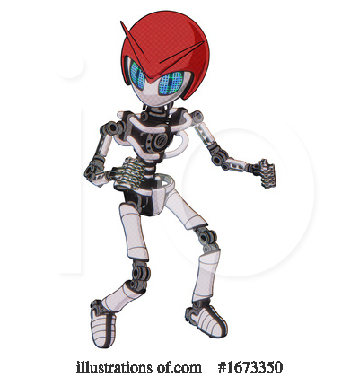 Royalty-Free (RF) Robot Clipart Illustration by Leo Blanchette - Stock Sample #1673350
