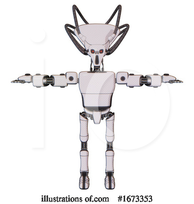 Royalty-Free (RF) Robot Clipart Illustration by Leo Blanchette - Stock Sample #1673353
