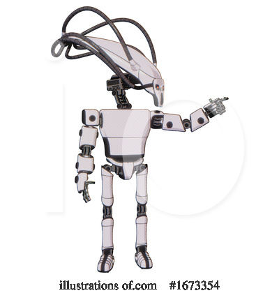 Royalty-Free (RF) Robot Clipart Illustration by Leo Blanchette - Stock Sample #1673354