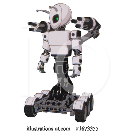 Royalty-Free (RF) Robot Clipart Illustration by Leo Blanchette - Stock Sample #1673355