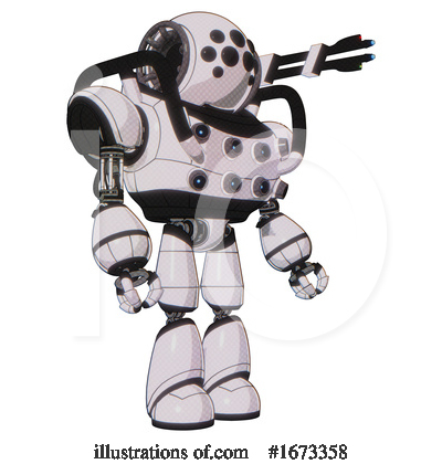 Royalty-Free (RF) Robot Clipart Illustration by Leo Blanchette - Stock Sample #1673358
