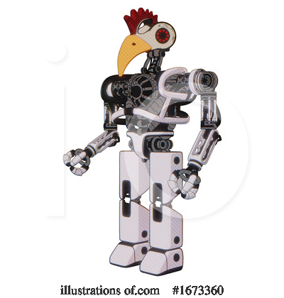 Royalty-Free (RF) Robot Clipart Illustration by Leo Blanchette - Stock Sample #1673360