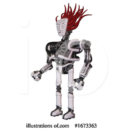 Royalty-Free (RF) Robot Clipart Illustration by Leo Blanchette - Stock Sample #1673363
