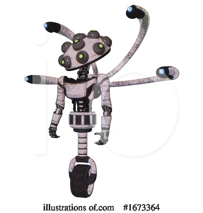 Royalty-Free (RF) Robot Clipart Illustration by Leo Blanchette - Stock Sample #1673364