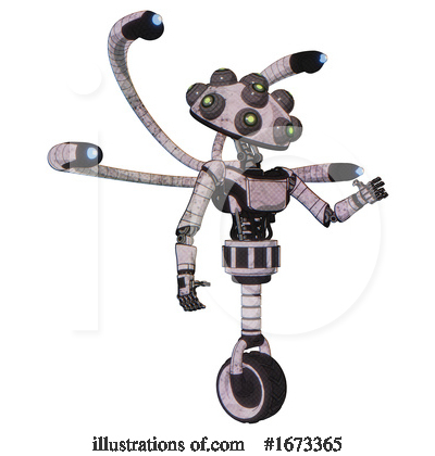 Royalty-Free (RF) Robot Clipart Illustration by Leo Blanchette - Stock Sample #1673365