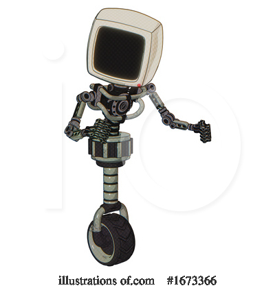 Royalty-Free (RF) Robot Clipart Illustration by Leo Blanchette - Stock Sample #1673366