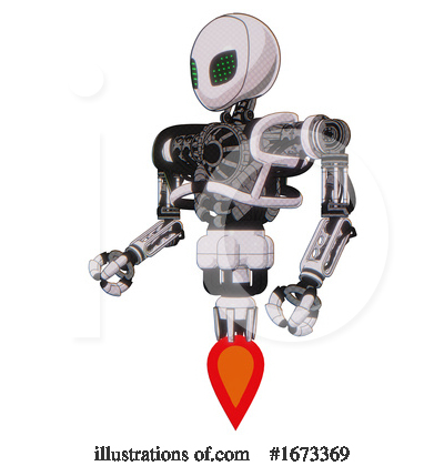 Royalty-Free (RF) Robot Clipart Illustration by Leo Blanchette - Stock Sample #1673369