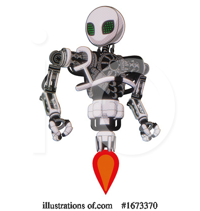 Royalty-Free (RF) Robot Clipart Illustration by Leo Blanchette - Stock Sample #1673370