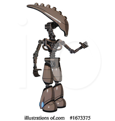 Royalty-Free (RF) Robot Clipart Illustration by Leo Blanchette - Stock Sample #1673375